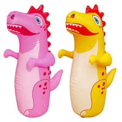 Inflatable Punching Bag Leakproof Inflatable Dinosaur  Tumbler Punching Bag Bounce-Back Punch Bag for Karate Taekwondo MMA