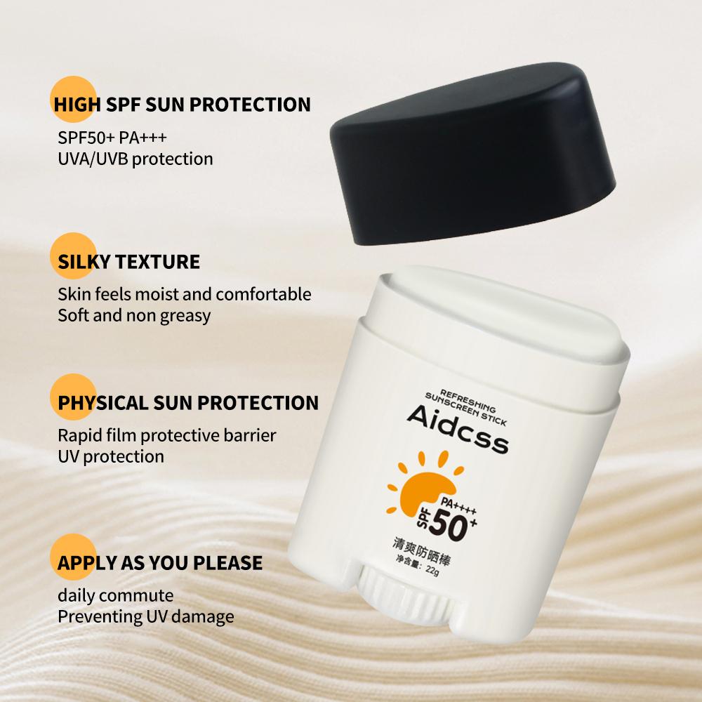Refreshing sunscreen stick SPF50+ anti-ultraviolet body moisturizing non-stick sunscreen