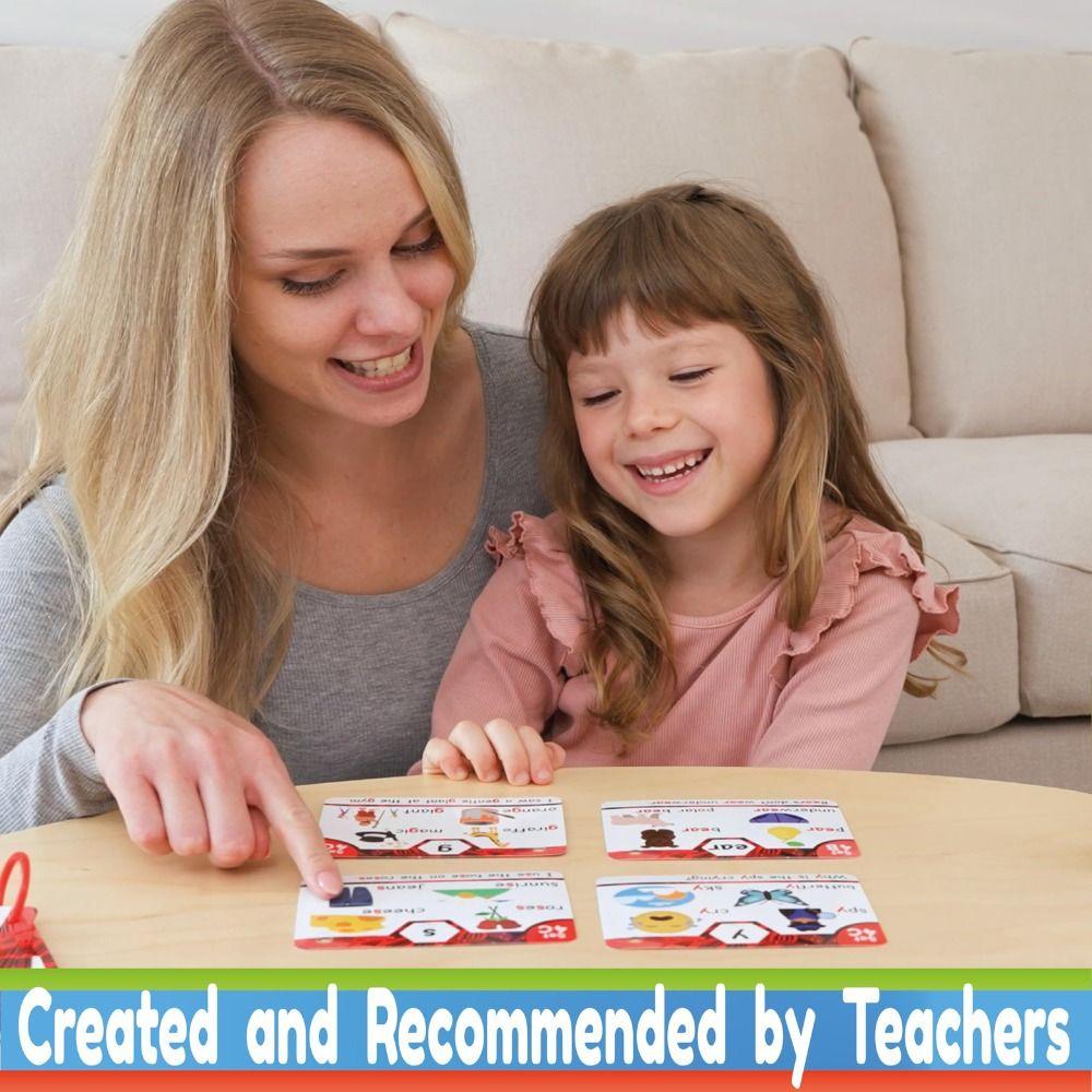 Early Reading Phonics Flash Cards Digraphs Baby Enlightenment Animal Card Kids Education