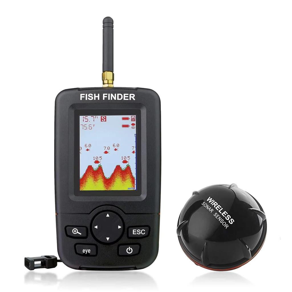 Kabelloser HD-Unterwasser-Sonar-Fischfinder - Mit Mobiltelefon kompatibler Ultraschall-Fischdetektor