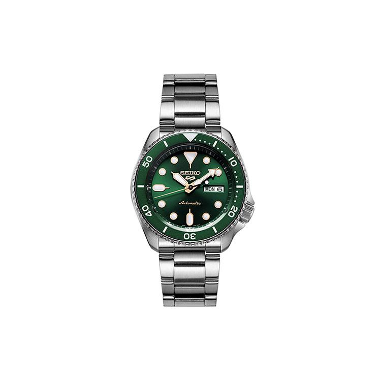 Seiko SEIKO5 Mechanical Movement Watch Men's Watches Green Dial SRPD63K1