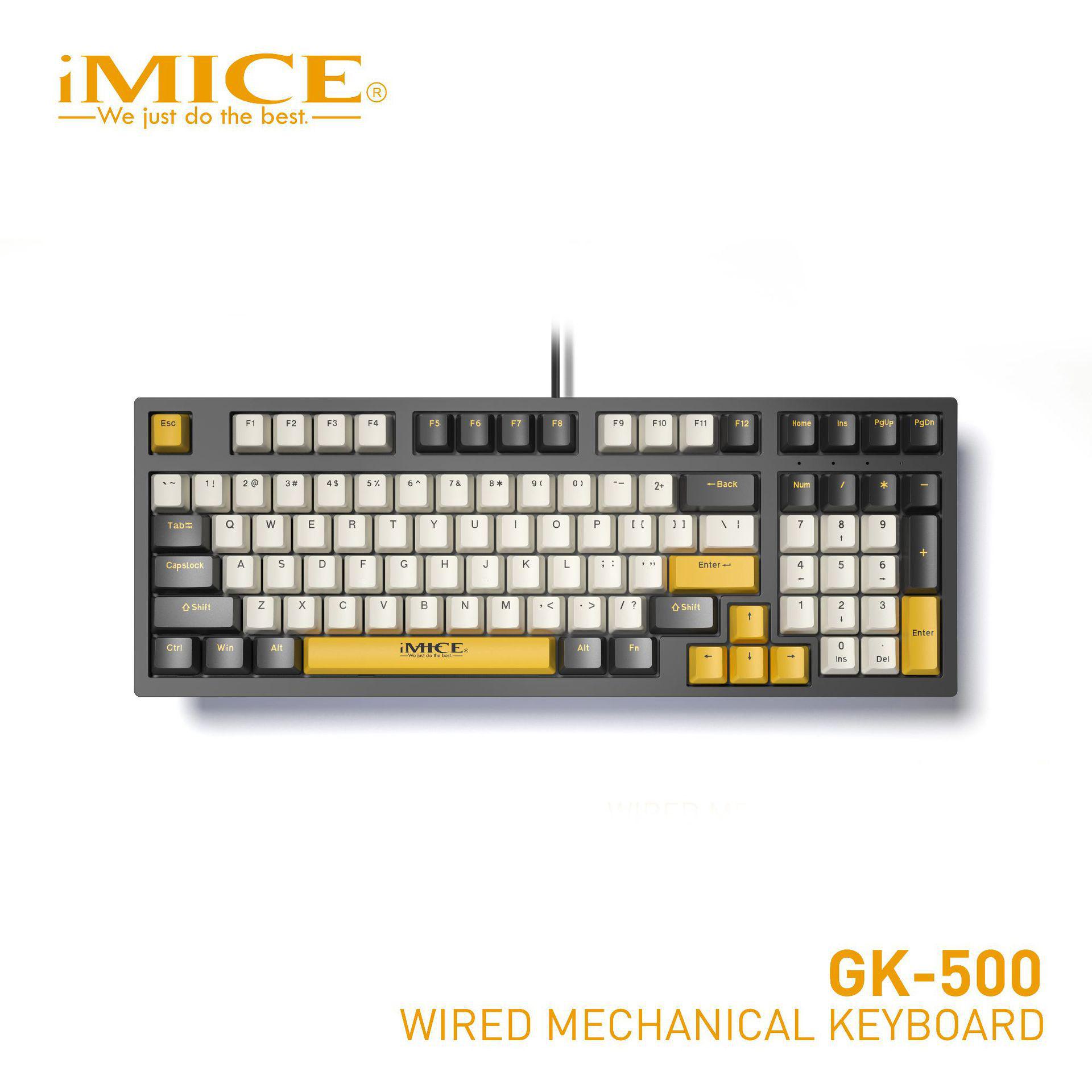 

IMICE Mechanical Gaming Keyboard with Blue, Red, Tea, and Black Switches