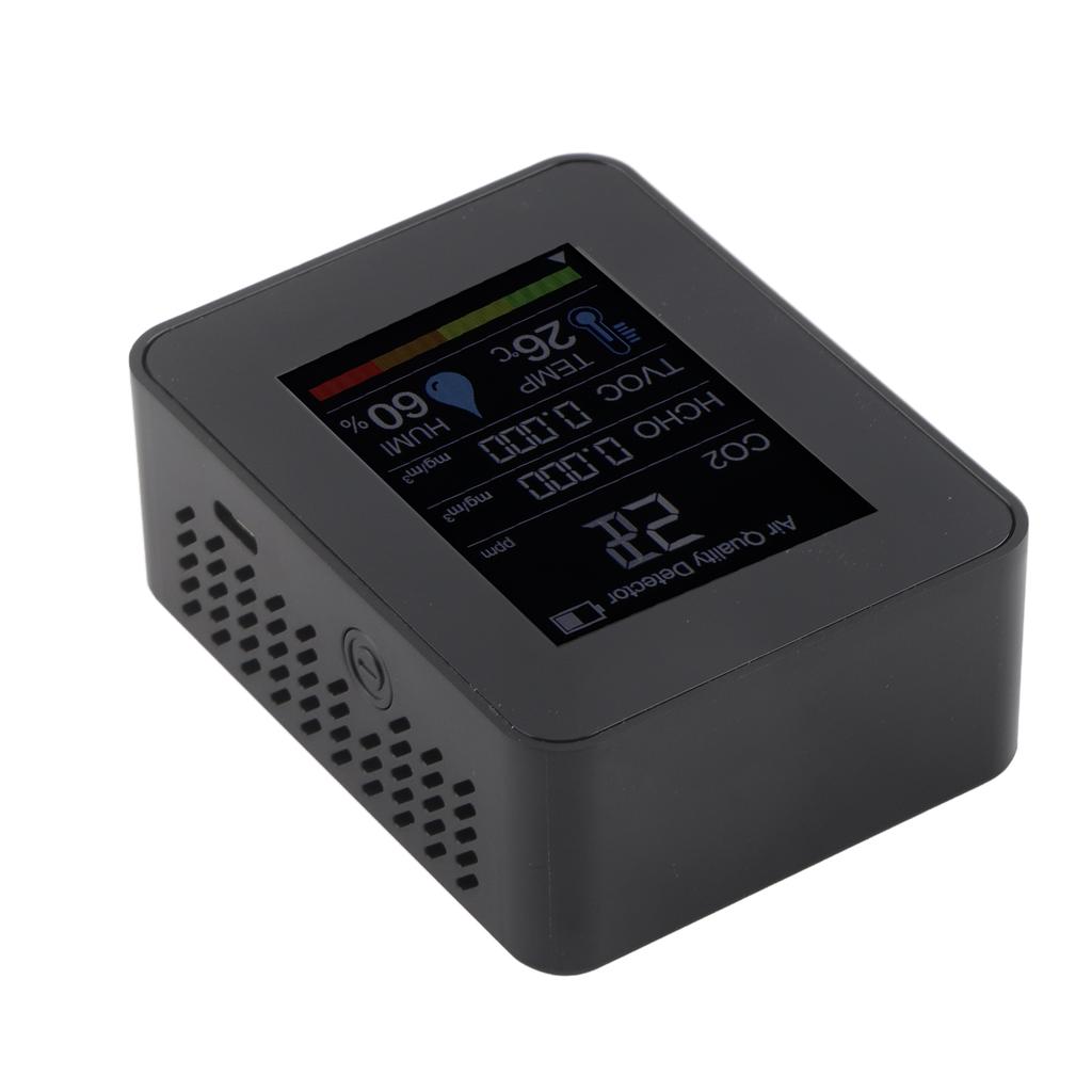 Multifunctional CO2 Detector ZNAZ2CO3 Infrared Sensor 5 in 1 Multifunctional Carbon Dioxide Detector for Home