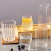 Ins-stil Värmetåliga Texturerade Glasmuggar (400 ml, Set om 2)
