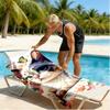 Spring Garden Cat Theme polyester microfiber beach towel is highly absorbent, suitable for swimming and beach outings