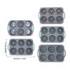 Heat Resistant Silicone Fluted Tube Cake Molds for Oven Microwave Baking Pan with Easy Releases Dishwasher Safe Design