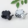 Strong Brass Shower Valves Splitters Double Port Fast Switching Corrosion Resistant Adapters for Shower Head Systems