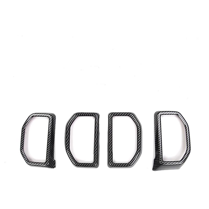 För Ford Bronco Sport CX430 Instrumentpanel Luftventil Utloppsskydd Trim Dekoration Bilstyling Autotillbehör