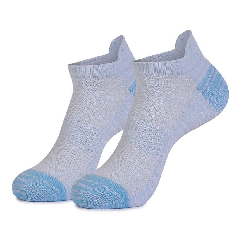 6 Pairs Women Cotton Running Ankle Socks Spring Summer Thin Breathable Invisible Tab Boat Low Cut Socks