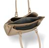 Mishmash MM358001 Women's Beige Tote Bag, 3 Pockets, A4 Size