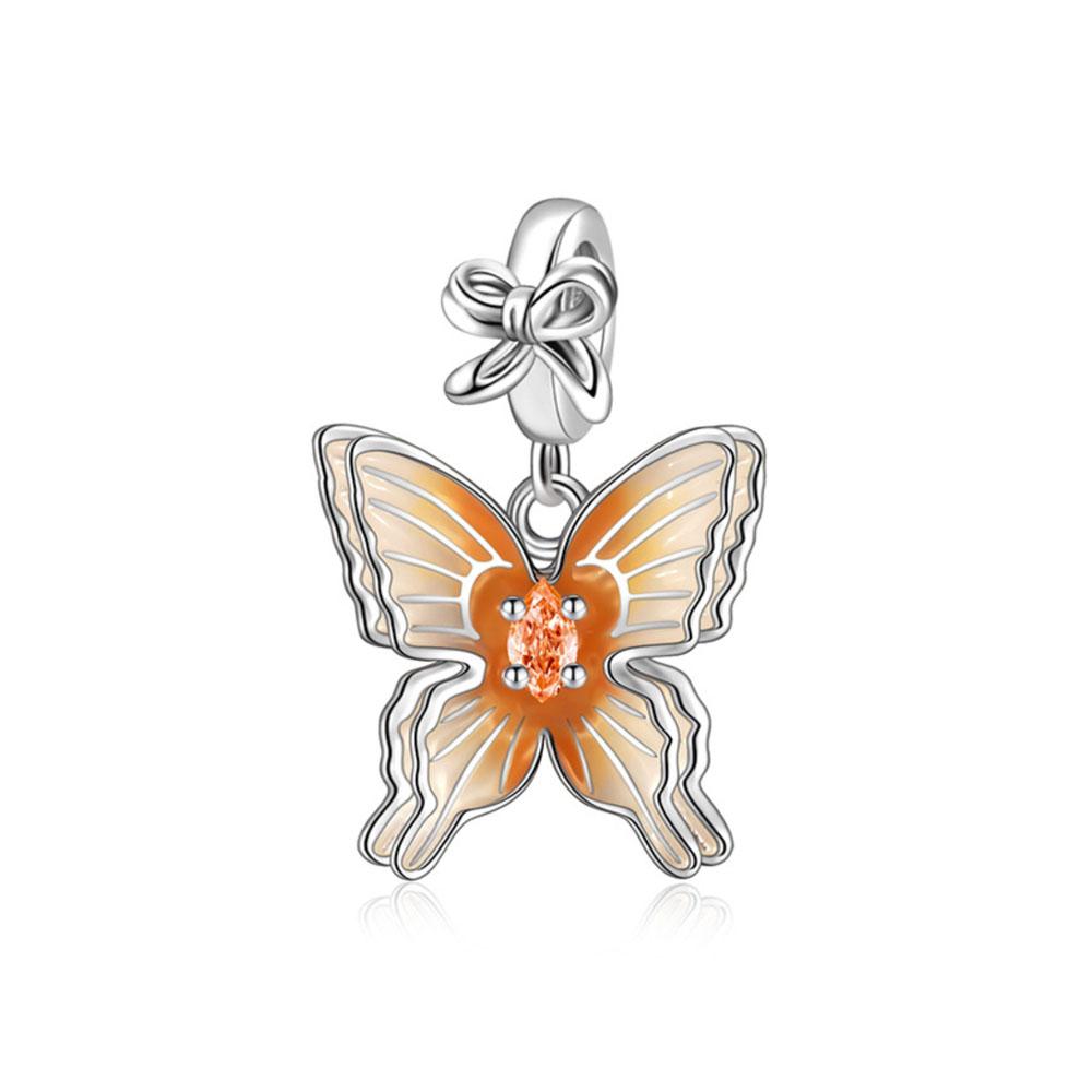 Copper Bee Firefly Dangle Beads Fit Original Apandorad Charms Bracelets Diy Bead Women Jewelry Making