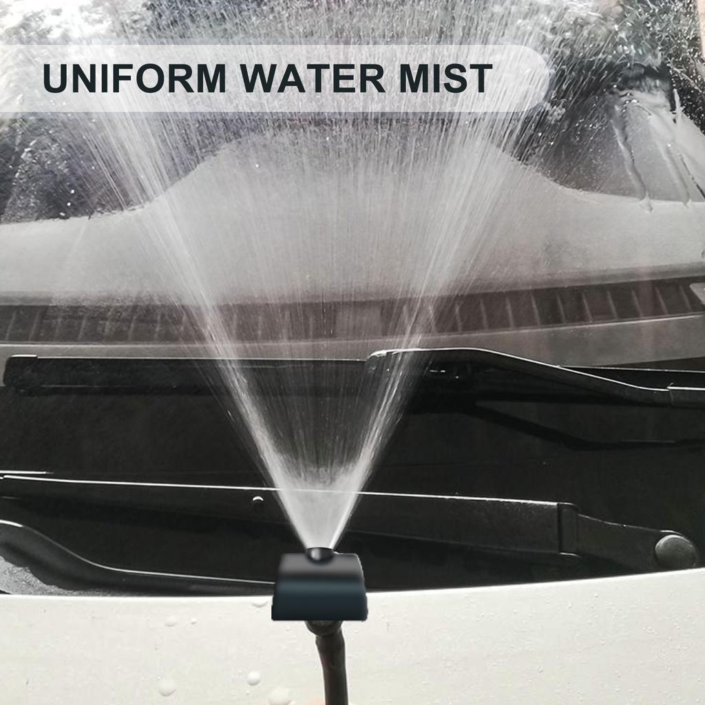 2Pcs Car Front Windshield Washer Wiper Water Spray Nozzle For Nissan TIIDA SYLPHY X-trail Venucia D50 R50 Auto Accessories