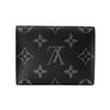 Louis Vuitton Obálka Držák na vizitky Černá Monogram Eclipse Plátno Pánské peněženky M12874