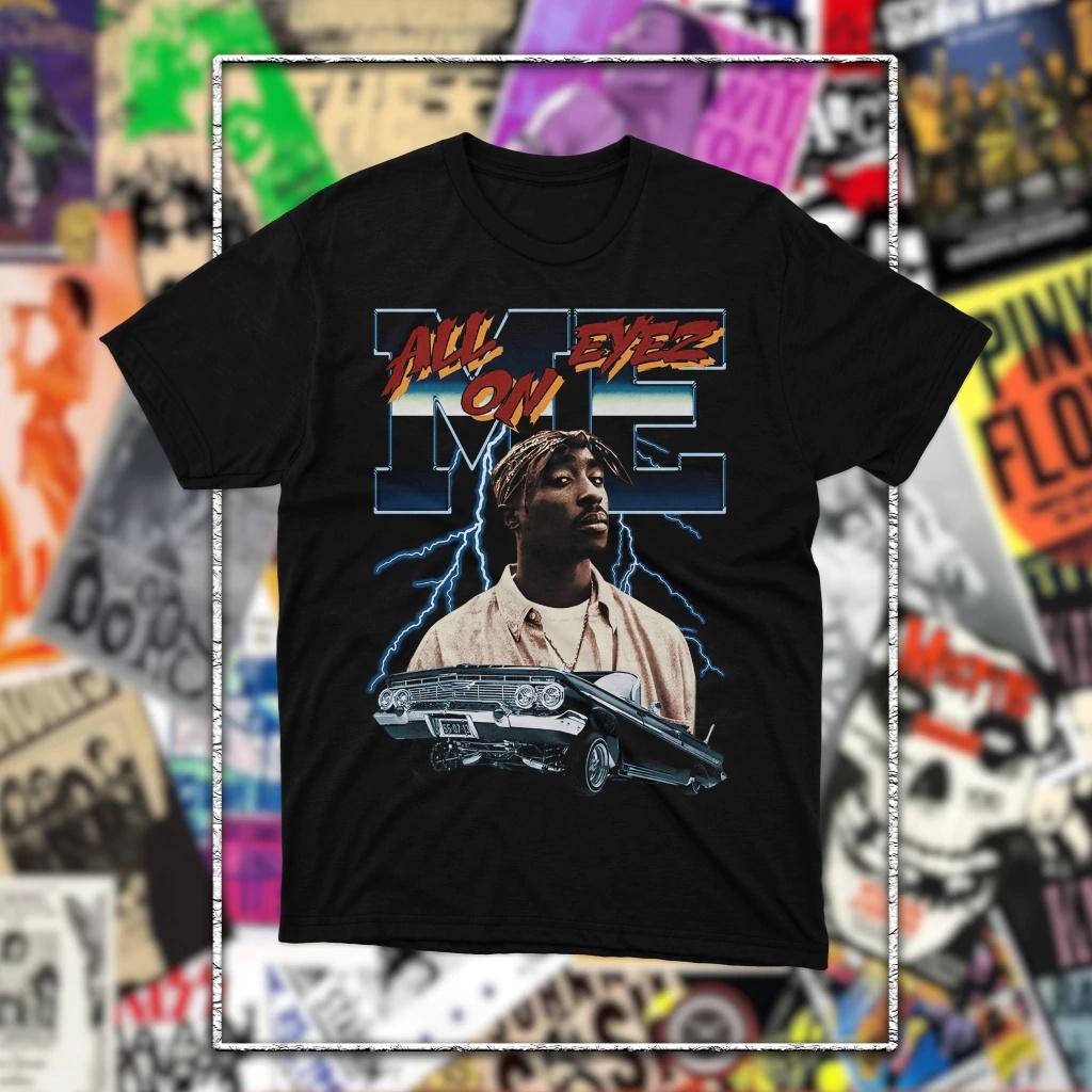 Rapper Tupac 2pac Graphic 2026 Fashion Unisexs TShirt Unisex ONeck 100 Cotton Short Sleeve Y2k Popular Oversized Vintage Tee