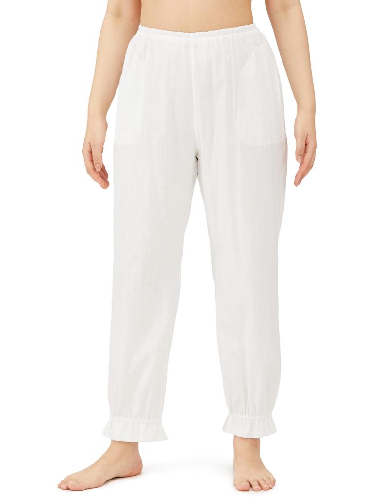 Narue Double Gauze Strawberry Embroidered Pajama Size White Women's Set, 50,
