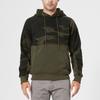 Men's Fashion Camouflage Sweatshirt Men's Drawstring Ribbed Closure Raglan-sleeves Hoodie
