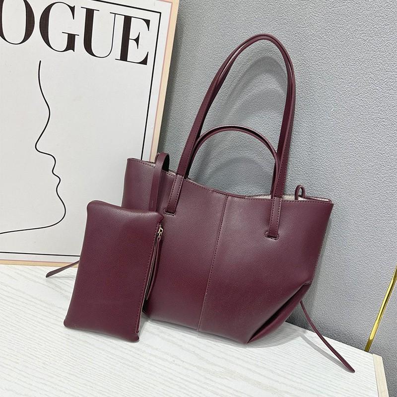 Polen Tragetasche Leder Achseltasche Modisch Ein Schulter Tragbar Große Kapazität Damen Knödelfabrik