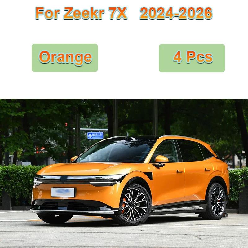 Geverfd Voor Zeekr 7X Accessoires 2025 CX1E 2024-2026 4 STKS Voorste Spatborden Spatlappen Achter Spatborden Wielen Auto Accessoires