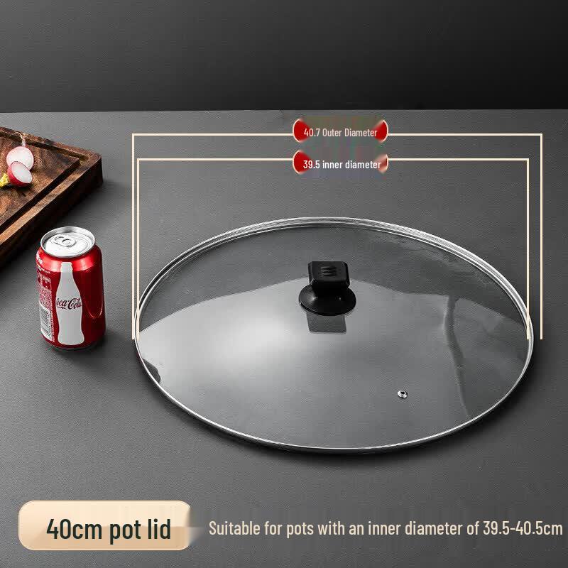 Stainless Steel Tempered Glass Pot Lid
