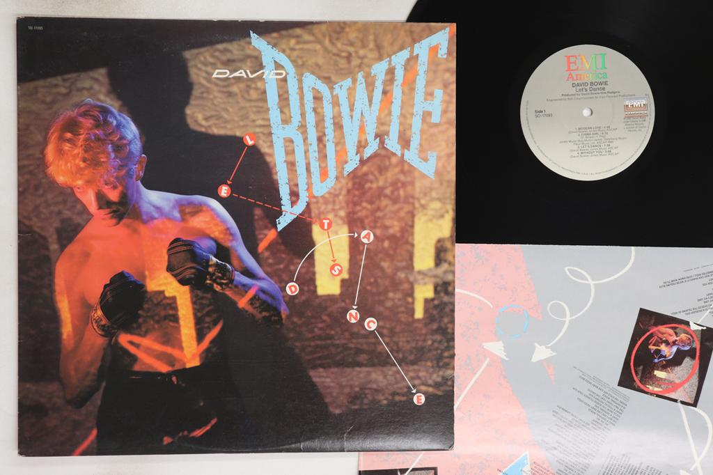 LP Record DAVID BOWIE - Let's Dance SO17093 EMI 1983 US Rock Used