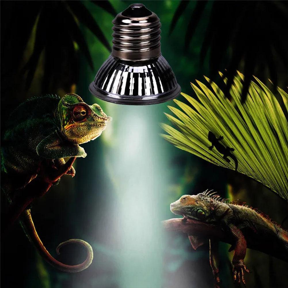 25/50/75W UVA+UVB Reptile Lamp Bulb Turtle Basking UV Light Bulbs Heating Light Full Spectrum Sunlamp for Amphibians Pets Snake