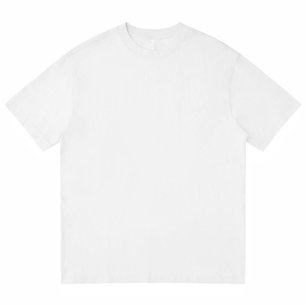 LVLV | Kids & Teens 240g Pure Cotton Loose Fit Retro Short Sleeve Parent-Child T-shirt, Class Uniform Trendy