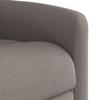 Electric Massage Chair Taupe Fabric