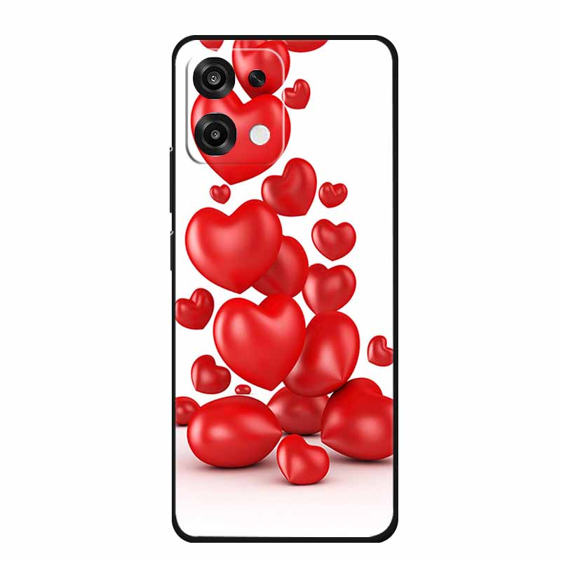 For OPPO F31 Phone Case F 31 Funda Fashion Flowers Black Silicone Soft Back Cover For OPPO F31 5G 2025 Case CPH2781 Coque Shell