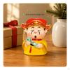Cartoon Wealth Figurines Handmade Desk Ornament Desktop Decoration Cute Resin Statue for