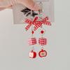 Playful Fruit Mobile Chain Portable Key Holder Stylish Backpack Embellishment Suitable for Daily Life and Travel Decors