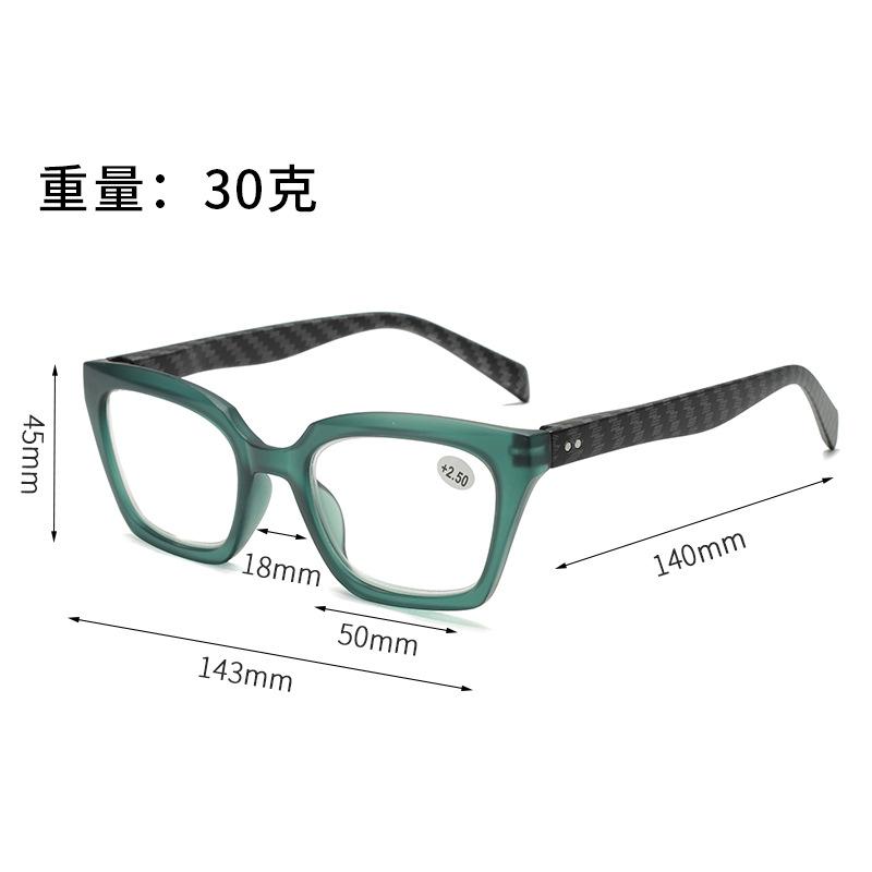 Personalisierte Farbabstimmung Lesebrille Amazon Damen Einfache Großer Rahmen Katzenauge Lesebrille