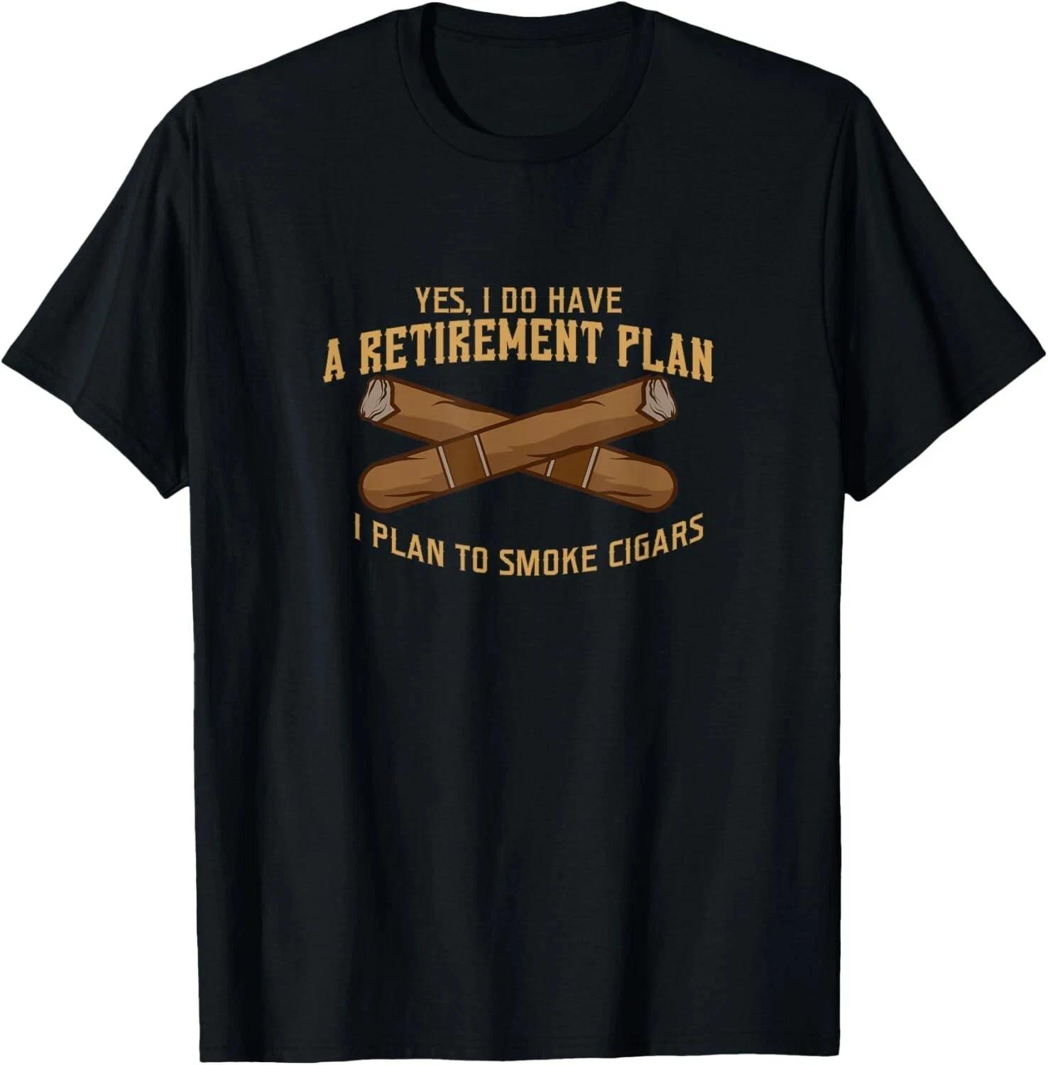 Cigar Shirts For Men Cigar Smoker Grandpa Dad Fathers Day Gift Unisex T-Shirt S