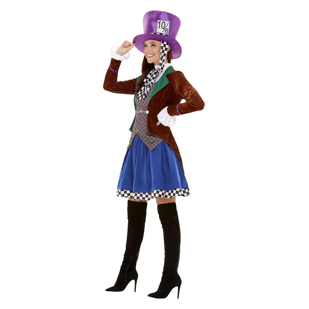 Smiffys Womens/Ladies Miss Hatter Costume