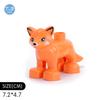 Big Building Blocks Marine Farm Animal Cat Dog Accessories Lion Shark Compatible With Duploed City Education Children Gift Toys