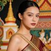 Multi-purpose Golden Shoulder Chain Retro Dai Style Shoulder Chain  Dress Ornament