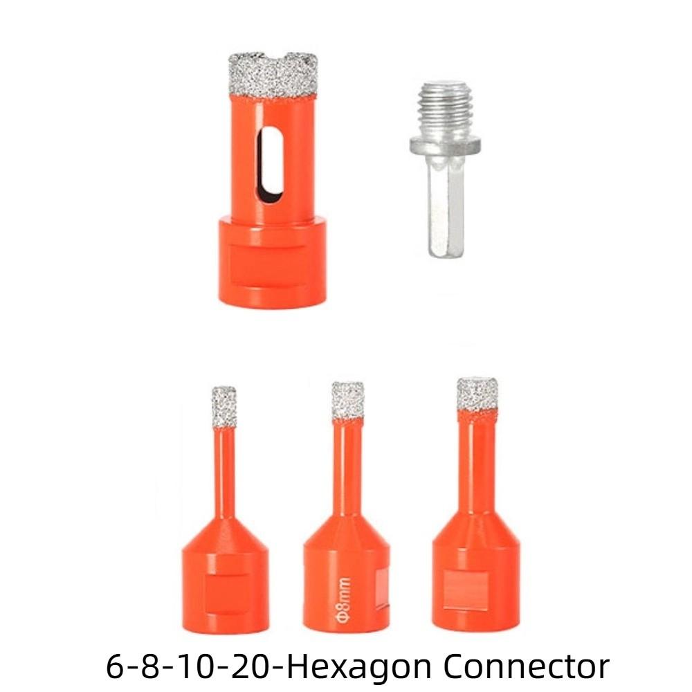 M14 Threaded Brazed Dry Drill Bit Hole Saw Cutter Durable Hole Opener Porcelain