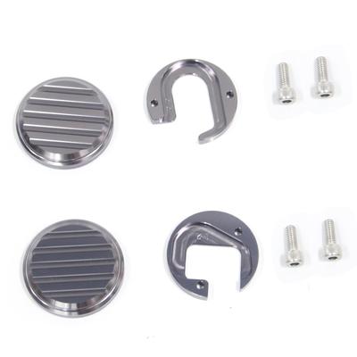 Honda Ducks 125 Motorcycle Front Rear Shift Pedal Anti-Slip Cover [Fits DAX 125 2022/2023/2024] (Titanium)