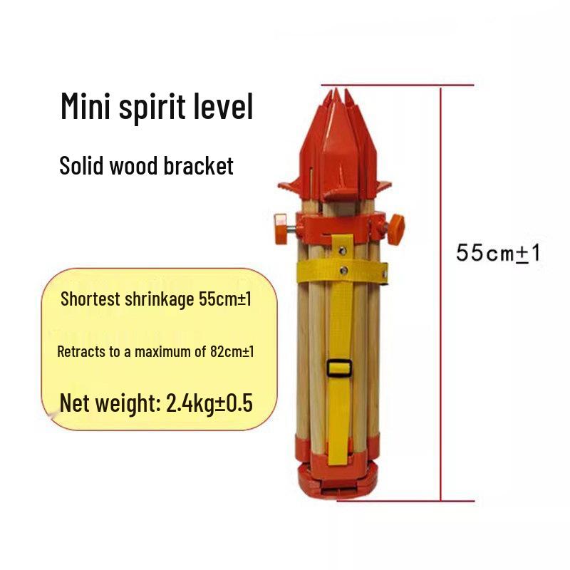 High Precision Mini Wooden Tripod for Theodolites and Spirit Levels