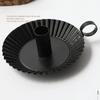 Minimalist European Style New Candle Holder with Handle Pleated Base Candle Holder  Home and Home Candle Holder Decoration