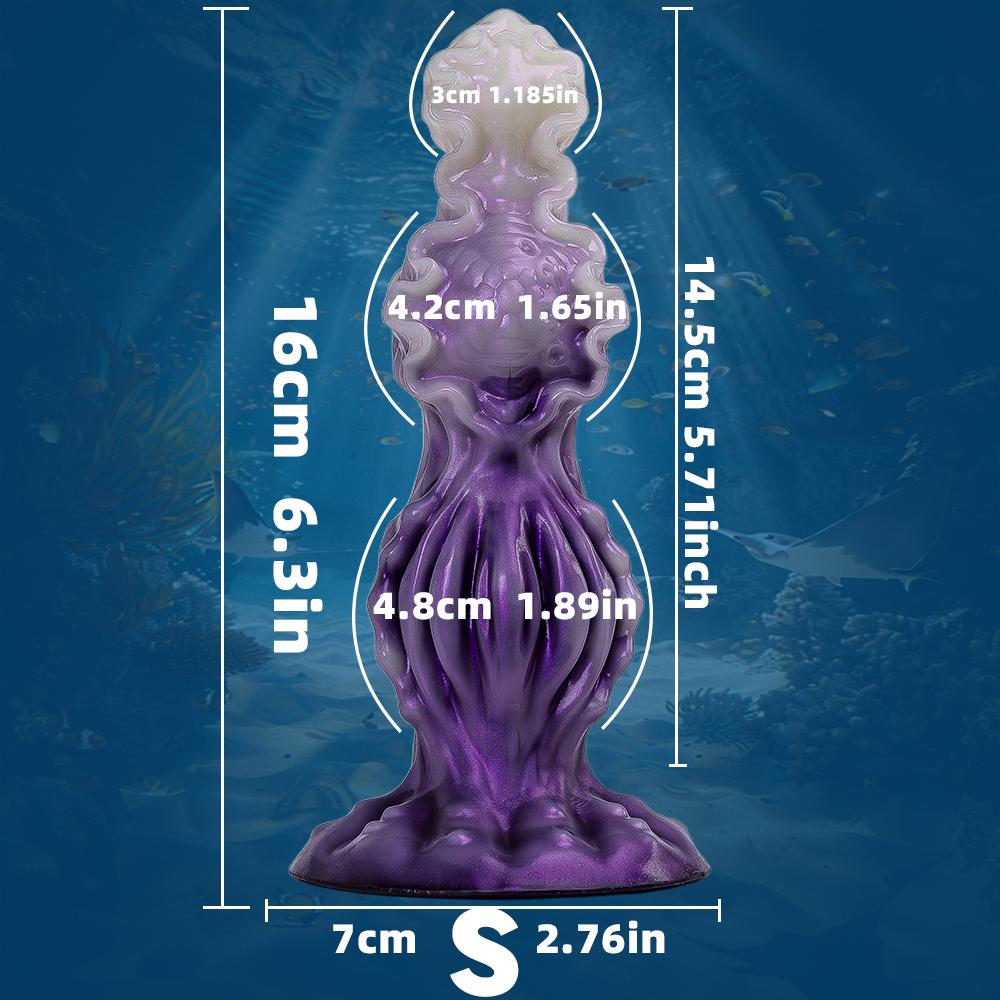 Anal Plug Monster Dildo Simulated Penis Vaginal Dick Massager Stimulating G-Spot Suitable For Couple Training Sex Toys