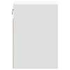 Vidaxl Ścienne Szafki Tv Z Led, 2 Szt., Białe, 41X31X45 Cm
