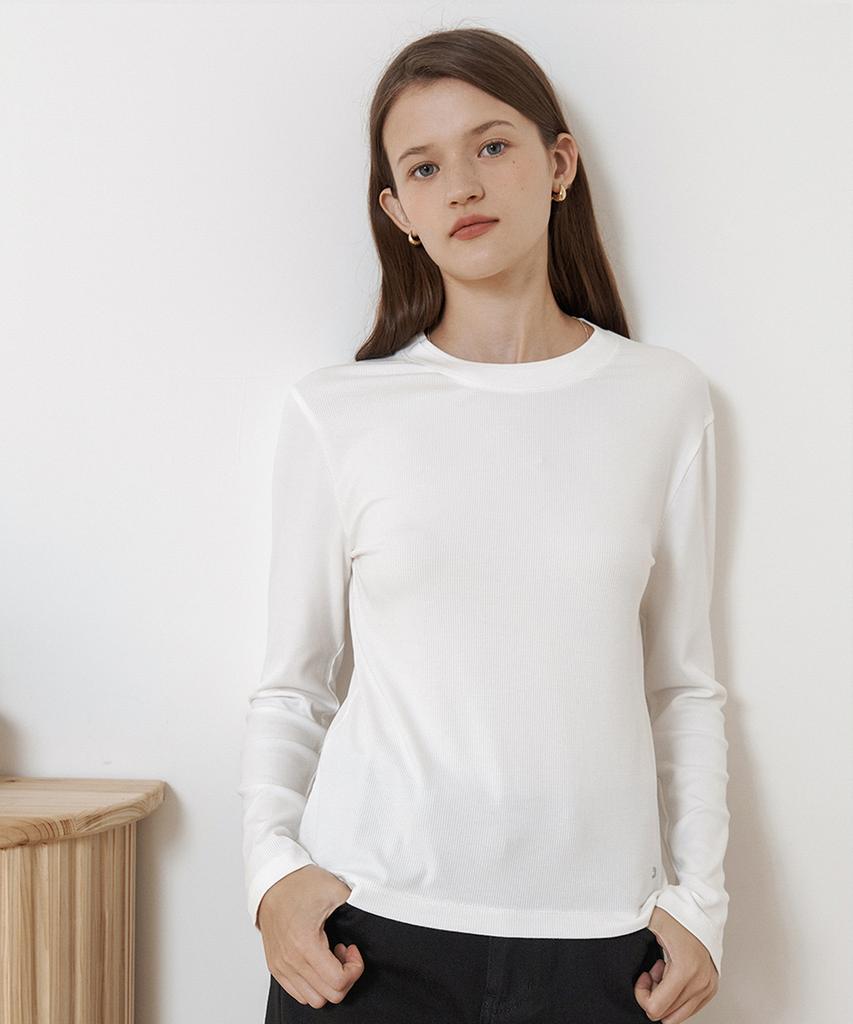 Guess 4-Color Double Round Neck Long Sleeve T-Shirt Op3K5425