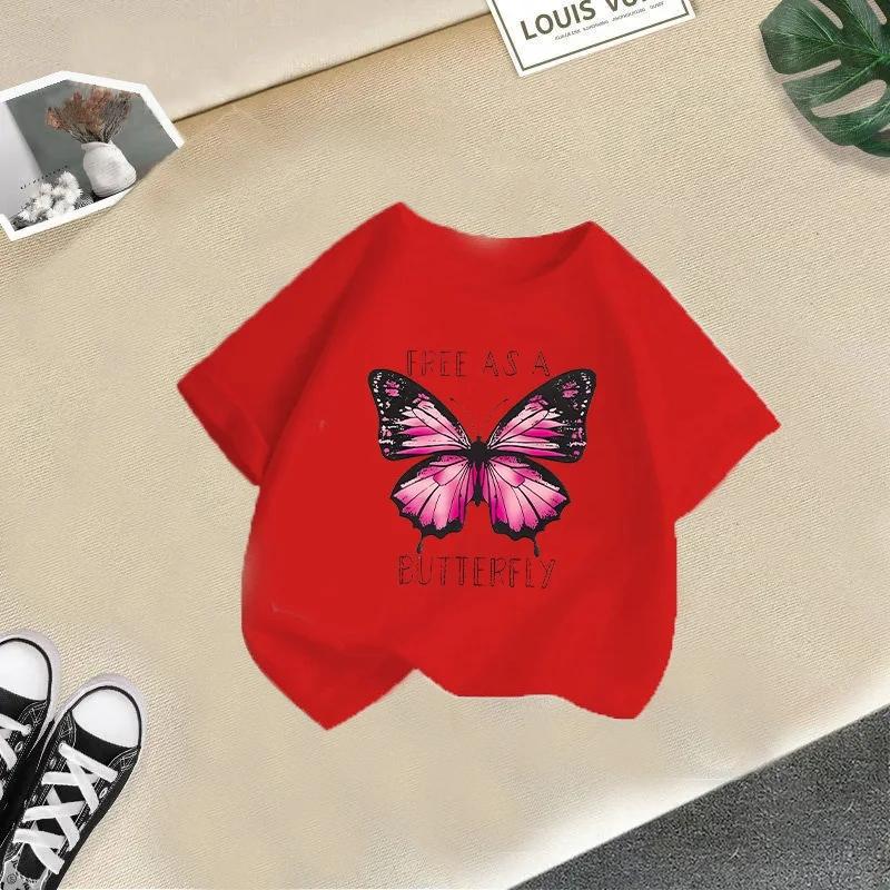 Girls Short Sleeve Tshirt Summer New Childrens Top Loose Fashion Short Sleeves Clothes Kids Clothes