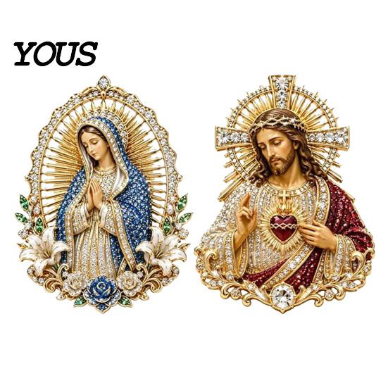 Spilla Fede Cristiana Cuore Sacro di Gesù Spilla, Cresima con Finitura Decorazione Smaltata, Gioiello Religioso Regalo per Donne Uomini Souvenir Devozionale