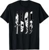 Horror movie characters in knives T-Shirt