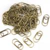 50pcs Mini Love Heart Paper Clips Macaron Color Photo Tickets Holder Binder Clips Notebook Planner Bookmarks Office Supplies