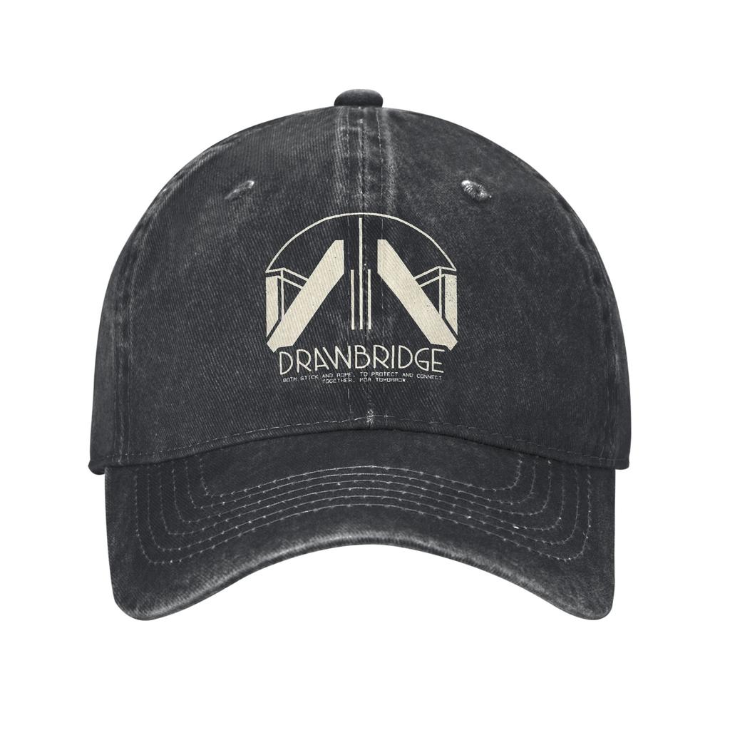 Vintage Drawbridge Stranding Gamer  Baseball Cap for Men Women Distressed Denim Snapback Cap  Outdoor Activities Gift Hats Cap