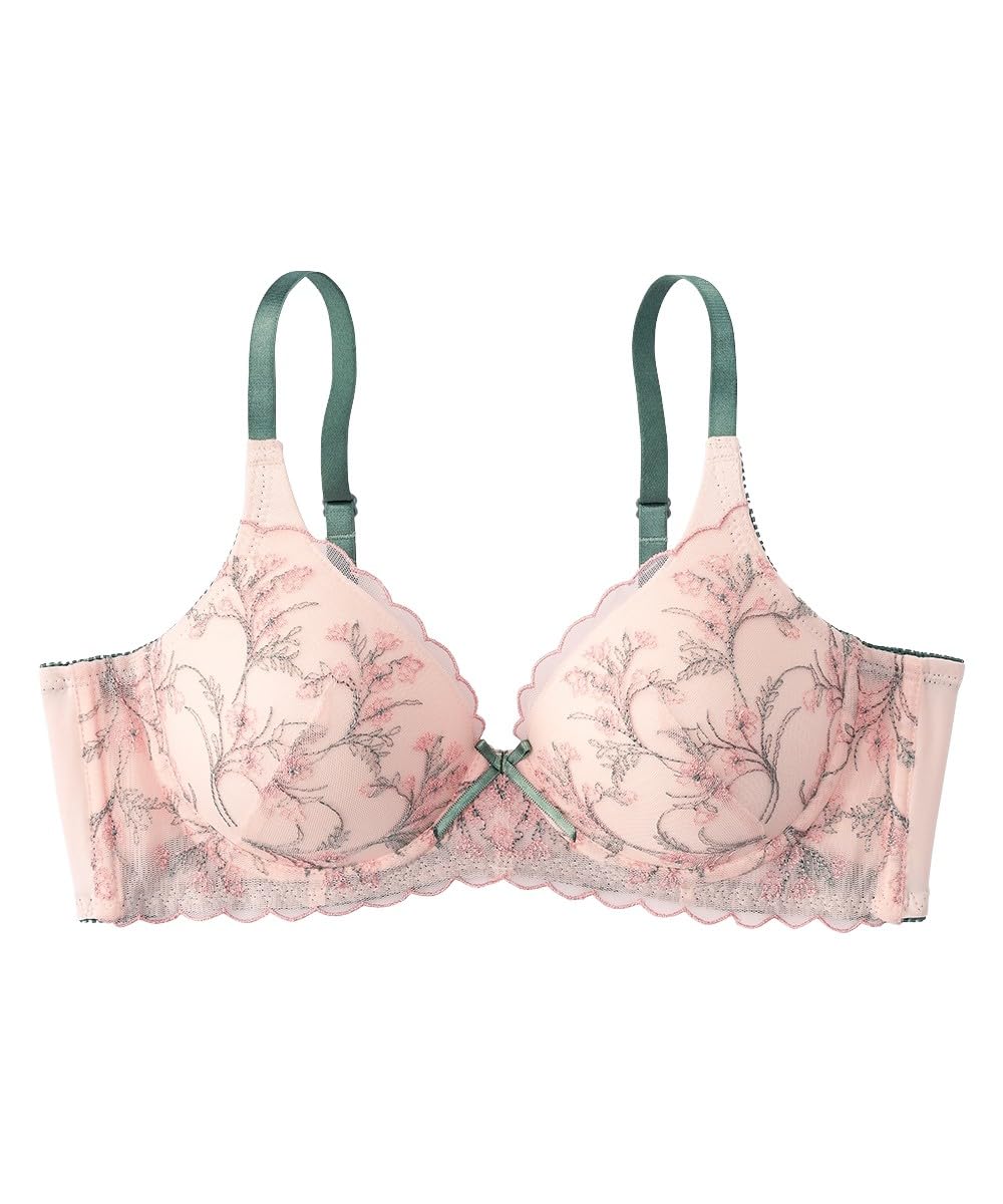 

Крошечный бюст Цветочная вышивка Кружево Розовый x AA70 [Nissen] Женский бюстгальтер, Размер, (Маленькие цветы) (Маленький), Зеленый,