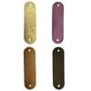 4Pcs Retro Leather Labels with Pre-Punched Holes Sewing On Decorative Label for Handmade Bags Hat Scarf Clothing Project