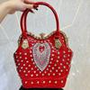 Large Capacity Handbag for Evening Banquet, Fashionable Single-shoulder Crossbody Bag